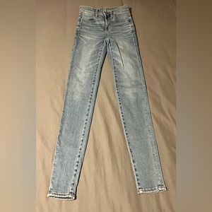 American Eagle Jeans 0 XLong Super Hi-Rise Jegging